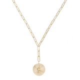 She's Spicy Lariat Initial Necklace