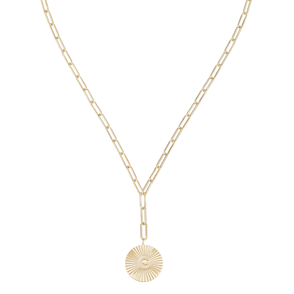 She's Spicy Lariat Initial Necklace