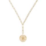 She's Spicy Lariat Initial Necklace