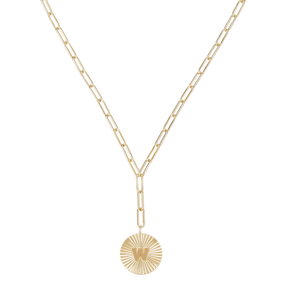 She's Spicy Lariat Initial Necklace