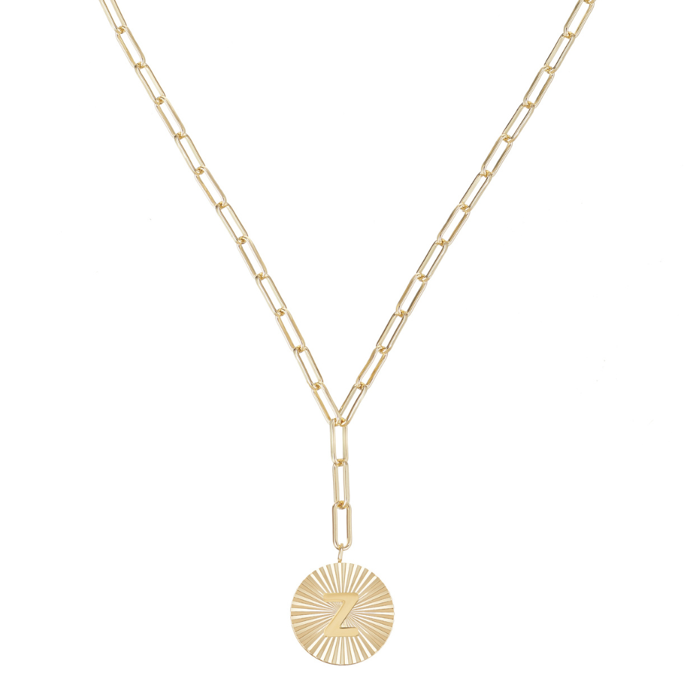 She's Spicy Lariat Initial Necklace