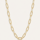 She's Spicy Mini Chain Link Necklace Gold