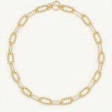 She's Spicy Mini Chain Link Necklace Gold