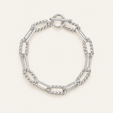 She's Spicy Chain Link Bracelet Silver
