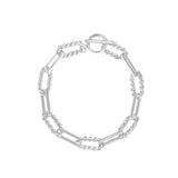 She's Spicy Chain Link Bracelet Silver