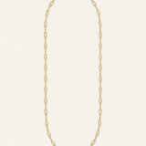 She's Spicy Chain Link Necklace Gold