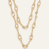 She's Spicy Chain Link Necklace Gold