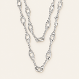 She's Spicy Chain Link Necklace Silver