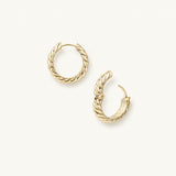 She's Spicy Huggie Earrings Gold