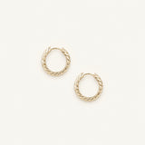She's Spicy Huggie Earrings Gold