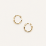 She's Spicy Huggie Earrings Gold