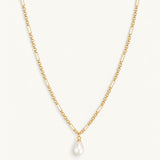 Adorned Pearl Drop Necklace
