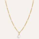 Adorned Pearl Drop Necklace