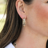 Graceful Hoop Earrings Gold