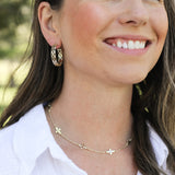 Graceful Hoop Earrings Gold