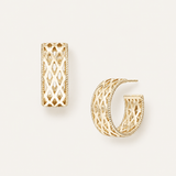 Graceful Mini Hoop Earrings Gold