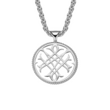Logo Pendant Necklace Silver
