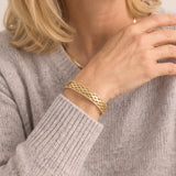 Graceful Mini Cuff Bracelet Silver