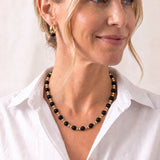 Adorned Mini Beaded Necklace in Sandstone