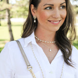 Adorned Pearl Mini Beaded Necklaces