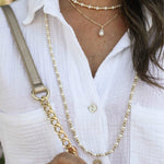 Adorned Pearl Beaded Necklace