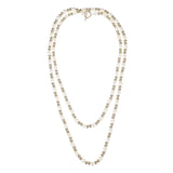 Adorned Pearl Beaded Necklace in Gold