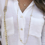 Adorned Pearl Station Necklaces