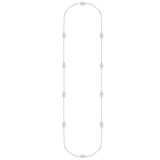 Adorned Pearl Station Necklaces