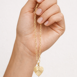 Adorned Heart Charm Necklace