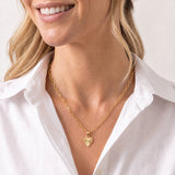 Adorned Heart Charm Necklace