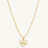 Adorned Heart Charm Necklace