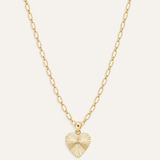Adorned Heart Charm Necklace