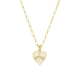Adorned Heart Charm Necklace