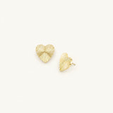 Adorned Heart Stud Earrings