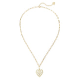 Adorned Heart Pendant Necklace