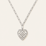 Adorned Heart Pendant Necklace