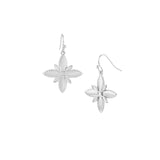 Sea Breeze Cross Drop Earrings