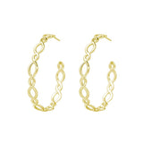 Bloom Hoop Earrings Gold
