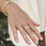 Adorned Pearl Stacking Ring