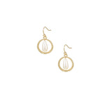 Sea Breeze Pearl Mini Drop Earrings in Gold