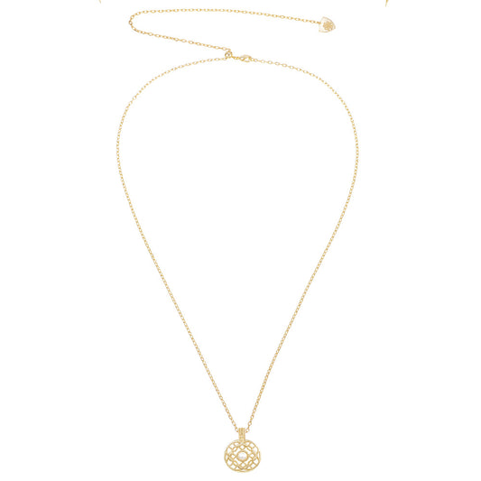 Enchanted Adjustable Necklace in Ivory Pearl/Gold