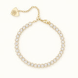 Enchanted Tennis Bracelet in Gold