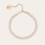 Enchanted Tennis Bracelet in Gold