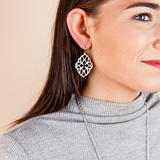 Believer Small Drop Earrings Silver