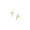 Legacy Cross Stud Earrings in Gold