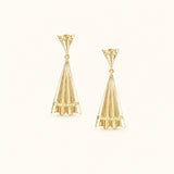 Solaris Mini Statement Earrings in Gold