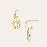 Horizon Mini Drop Earrings in Gold