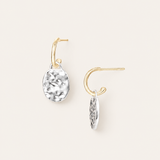 Horizon Mini Drop Earrings in Gold/Silver