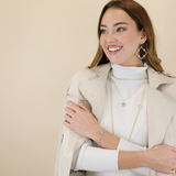 Shes A Gem Adjustable Necklace Slate Cats Eye Gold