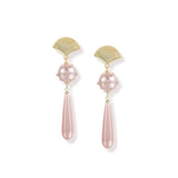 Carolina Statement Earrings in Pink